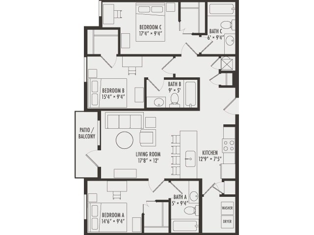 Unit Private Private floor plan